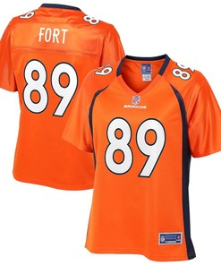 Austin Fort Denver Broncos Nfl Pro Line Womens Team Player Jersey - Orange - Robokeg