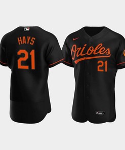 Austin Hays 21 Baltimore Orioles Black Alternate Jersey - Robokeg