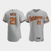 Austin Hays 21 Baltimore Orioles Gray Road Jersey - Robokeg