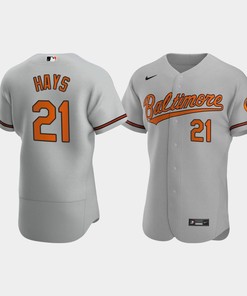 Austin Hays 21 Baltimore Orioles Gray Road Jersey - Robokeg