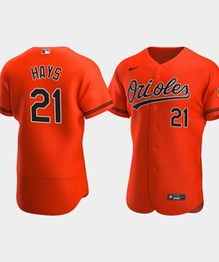 Austin Hays 21 Baltimore Orioles Orange Alternate Jersey - Robokeg