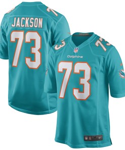 Austin Jackson Miami Dolphins Player Game Jersey - Aqua Nfl - Robokeg