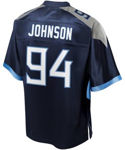 Austin Johnson Tennessee Titans Nfl Pro Line Team Player Jersey - Navy - Robokeg