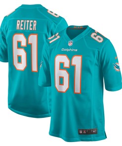 Austin Reiter Miami Dolphins Game Jersey - Aqua Nfl - Robokeg