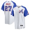 Austin Riley 27 Jersey, Atlanta Braves 2023 City Connect Men Jersey - White - Robokeg
