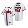 Austin Riley 27 Jersey, Atlanta Braves White 2022-23 Gold Program Jersey - Robokeg