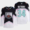 Auston Matthews 34 Toronto Maple Leafs 2023 All-Star Game Jersey Black Equipment - Robokeg