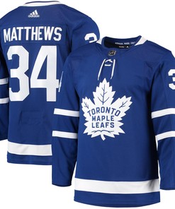 Auston Matthews Toronto Maple Leafs Adidas Home Primegreen Authentic Pro Player Jersey - Blue Nhl - Robokeg