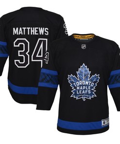 Auston Matthews Toronto Maple Leafs Alternate Premier Player Jersey - Black Nhl - Robokeg