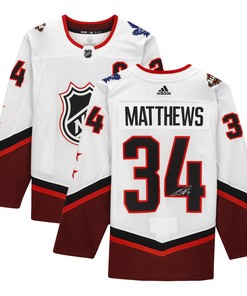 Auston Matthews Toronto Maple Leafs Autographed 2022 Nhl All-star Game Jersey - White - Robokeg
