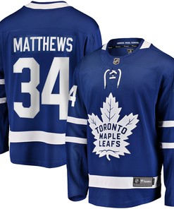 Auston Matthews Toronto Maple Leafs Fanatics Branded Home Breakaway Player Jersey - Blue Nhl - Robokeg