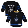 Auston Matthews Toronto Maple Leafs Toddler Alternate Replica Player Jersey - Black Nhl - Robokeg