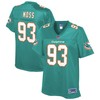 Avery Moss Miami Dolphins Nfl Pro Line Womens Player Jersey - Aqua - Robokeg