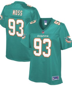 Avery Moss Miami Dolphins Nfl Pro Line Womens Player Jersey - Aqua - Robokeg
