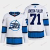 Axel Jonsson-Fjallby 71 Reverse Retro 2.0 2022 Winnipeg Jets White Jersey Primegreen - Robokeg