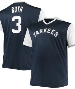 Babe Ruth New York Yankees Cooperstown Collection Player Replica Jersey - Navy/white Mlb - Robokeg