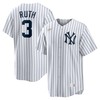 Babe Ruth New York Yankees Home Cooperstown Collection Player Jersey - White Mlb - Robokeg
