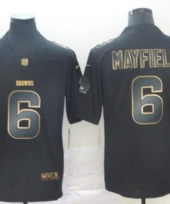 Baker Mayfield #6 Oakland Raiders Nfl Explosion Legendary Gold Black Jersey - Robokeg