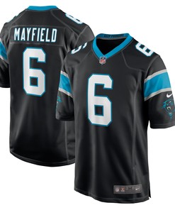 Baker Mayfield Carolina Panthers Home Player Game Jersey - Black Nfl - Robokeg