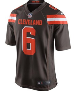 Baker Mayfield Cleveland Browns 2018 Nfl Draft First Round Pick Game Jersey - Brown - Robokeg