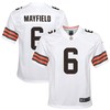 Baker Mayfield Cleveland Browns Game Jersey - White Nfl - Robokeg