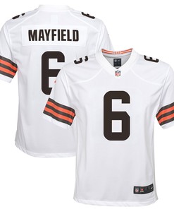 Baker Mayfield Cleveland Browns Game Jersey - White Nfl - Robokeg