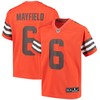 Baker Mayfield Cleveland Browns Inverted Team Game Jersey - Orange Nfl - Robokeg