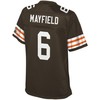 Baker Mayfield Cleveland Browns Nfl Pro Line Womens Historic Logo Player Jersey - Brown - Robokeg