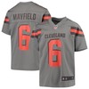Baker Mayfield Cleveland Browns Nike Youth Inverted Game Jersey - Gray - Robokeg
