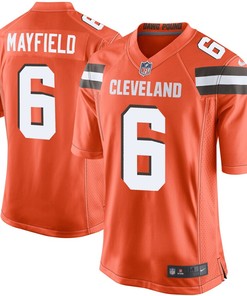 Baker Mayfield Cleveland Browns Nike Youth Player Game Jersey - Orange - Robokeg