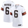 Baker Mayfield Cleveland Browns Player Game Jersey - White Nfl - Robokeg
