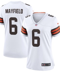 Baker Mayfield Cleveland Browns Womens Game Jersey White Nfl - Robokeg
