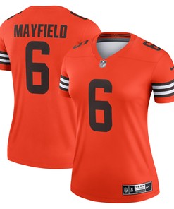 Baker Mayfield Cleveland Browns Womens Inverted Legend Jersey - Orange Nfl - Robokeg