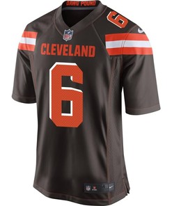Baker Mayfield Cleveland Browns Youth 2018 Nfl Draft Pick Game Jersey - Brown - Robokeg