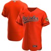 Baltimore Orioles Alternate Authentic Team Jersey Orange Mlb - Robokeg