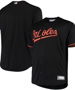 Baltimore Orioles Big & Tall Replica Alternate Team Jersey - Black Mlb - Robokeg