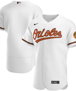 Baltimore Orioles Home Authentic Team Jersey - White Mlb - Robokeg