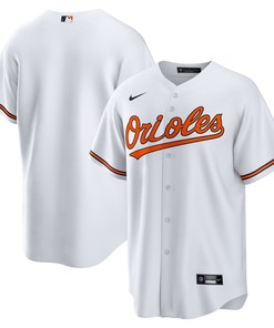 Baltimore Orioles Home Men Jersey - White - Robokeg