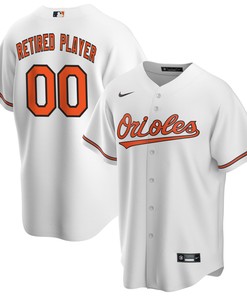 Baltimore Orioles Home Pick-a-player Retired Roster Replica Jersey - White Custom Jerseys Mlb - Robokeg