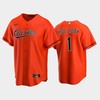 Baltimore Orioles Jackson Holliday 1 2022-23 Draft Orange Alternate Jersey - Robokeg