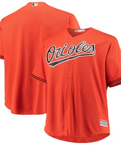 Baltimore Orioles Majestic Alternate Official Cool Base Jersey - Orange Mlb - Robokeg