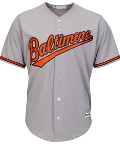 Baltimore Orioles Official Cool Base Jersey - Gray - Robokeg