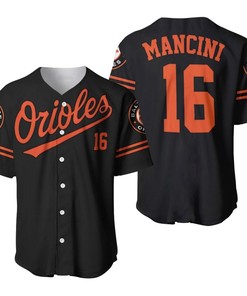 Baltimore Orioles Trey Mancini 16 2020 Mlb Black Jersey Inspired Style Baseball Jersey - Robokeg