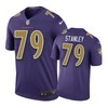 Baltimore Ravens #79 Ronnie Stanley Nike Color Rush Purple Jersey - Robokeg