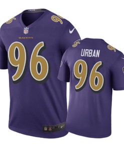 Baltimore Ravens #96 Brent Urban Nike Color Rush Purple Jersey - Robokeg