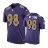 Baltimore Ravens #98 Brandon Williams Nike Color Rush Purple Jersey - Robokeg