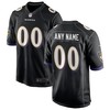 Baltimore Ravens Alternate Custom Game Jersey Black Custom Jerseys Nfl - Robokeg