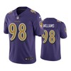 Baltimore Ravens Brandon Williams Purple Nike Color Rush Limited Jersey - Robokeg