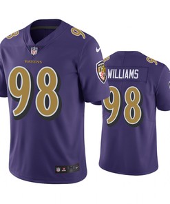 Baltimore Ravens Brandon Williams Purple Nike Color Rush Limited Jersey - Robokeg
