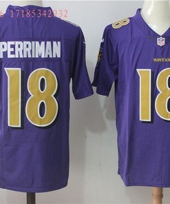 Baltimore Ravens Breshad Perriman #18 2020 Nfl Purple Jersey Jersey - Robokeg